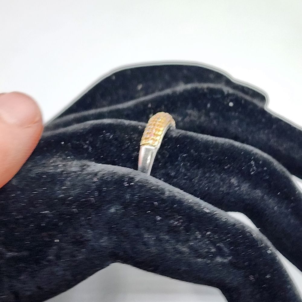 925 silver ring sz 8 - Picture 4 of 7